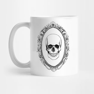 skull frame Mug